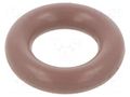 O-ring gasket; FPM; Thk: 2.5mm; Øint: 6mm; brown; -20÷200°C ORING USZCZELNIENIA TECHNICZNE O-6X2.5-80-FPM-BR