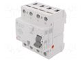 RCD breaker; Inom: 25A; Ires: 30mA; Poles: 4; 230V,400V; IP20; EFI ETI POLAM 002061651