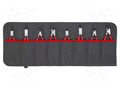 Kit: pliers; for circlip; Ring: internal,external; case; 8pcs. KNIPEX KNP.001958V01