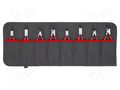 Kit: pliers; case; for circlip; Ring: internal,external; 8pcs. KNIPEX KNP.001958V01