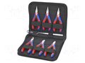 Kit: pliers; cutting,round,precision,half-rounded nose; bag KNIPEX KNP.002016