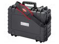 Case; tool case; black; polypropylene; Robust23 KNIPEX KNP.002135LE