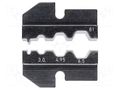 Crimping jaws; HARTING,fiber optics connectors KNIPEX KNP.974981