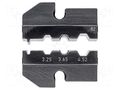 Crimping jaws; Telegärtner,fiber optics connectors KNIPEX KNP.974982