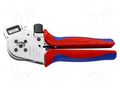 Tool: for crimping; contacts for round plug connectors KNIPEX KNP.975265DG