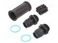 Connector: AC supply; screw terminal; TH400; 32A; 450V; ways: 4 TECHNO THB.400.D1G