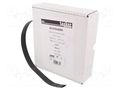Heat shrink sleeve; glueless; 2: 1; 9.5mm; L: 5m; black; polyolefine TASKER BOX9548BK