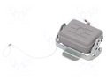 Protection cover; size E6; with latch; C146,heavy|mate; 44x27mm AMPHENOL C146-10Z0062001