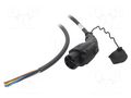 Cable: eMobility; 1x0.5mm2,5x6mm2; 480V; 24.4kW; IP44; three-phase HARTING 8853504444440A1