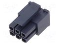 Connector: wire-board; plug; female; Micro-Fit 3.0; PIN: 6; nylon MOLEX MX-43025-0610