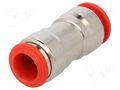 Push-in fitting; straight,inline splice; -0.99÷20bar; -20÷80°C AIGNEP 50040-10