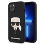 Karl Lagerfeld KLHCP13SSLKHBK iPhone 13 mini 5,4" czarny/black hardcase Silicone Karl's Head, Karl Lagerfeld 3666339027698 3666339027698