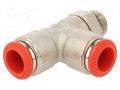 Push-in fitting; T-tap splitter; -0.99÷20bar; Thread: 1/4" AIGNEP 50226-10-1/4
