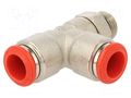 Push-in fitting; T-tap splitter; -0.99÷20bar; Thread: 1/4" AIGNEP 50226-10-1/4