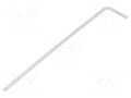 Wrench; inch,hex key,spherical; HEX 1/16"; Overall len: 80mm WIHA WIHA.29472