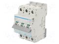 Circuit breaker; 230/400VAC; Inom: 25A; Poles: 3; Charact: B; 10kA HAGER NBN325
