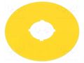 Warning plate; 22mm ABB KTC15-1038