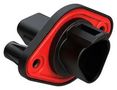 RCPT HOUSING, 3POS, THERMOPLASTIC, BLK AT04-3P-PM11