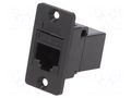 Coupler; coupler; Slim; Cat: 6; unshielded; 8p8c; 29mm; plastic CLIFF CP30622