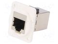 Coupler; FT; Cat: 6; shielded; 8p8c; RJ45 socket,both sides CLIFF CP30222SXW