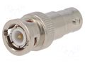 Coupler; BNC socket,BNC plug; female; straight; 50Ω; PTFE AMPHENOL RF 112667