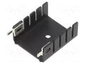 Heatsink: extruded; U; TO220; black; L: 30mm; W: 25.4mm; H: 12.7mm Advanced Thermal Solutions ATS-PCBT1077