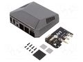 Enclosure: for computer; Raspberry Pi 4 B; aluminium; grey ARGON ARG-15391
