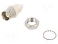 Connector: BNC; socket; female; straight; 50Ω; soldering; polyamide AMPHENOL RF 031-10-RFX