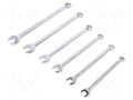 Wrench-set; combination spanner; Chrom-vanadium steel; 6pcs. STANLEY STL-4-94-646