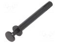 Rivet; Ømount.hole: 4mm; black; polyamide 66; UL94V-2 FIX&FASTEN SRF4-30