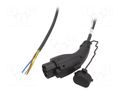 Cable: eMobility; 1x0.5mm2,3x6mm2; 250V; 8kW; IP44; single-phase HARTING 8851754004440A1