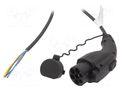 Cable: eMobility; 1x0.5mm2,3x2.5mm2; 250V; 4kW; IP44; single-phase HARTING 8841504004440A1