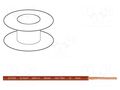 Wire; BiTOne,H07V-K; stranded; Cu; 10mm2; PVC; brown; 450V,750V BITNER BITNER-IG2004.09