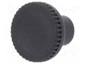 Knob; Ø: 16mm; Int.thread: M3; H: 13mm; technopolymer PA; ERGOSTYLE® ELESA+GANTER EKK.16-B-M3-C1