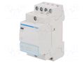 Contactor: 4-pole installation; 25A; 230VAC; NC + NO x3; ESC HAGER ESC428