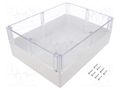 Enclosure: multipurpose; X: 230mm; Y: 300mm; Z: 111mm; polycarbonate GAINTA P20385C-IP68