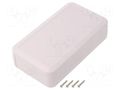 Enclosure: multipurpose; X: 76mm; Y: 135mm; Z: 35mm; LC; ABS; white TAKACHI TKC-LC135H-M2-W