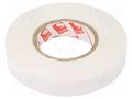 Tape: electrical insulating; W: 12mm; L: 25m; Thk: 0.13mm; white SCAPA SCAPA-2702A-12/25W