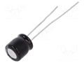 Capacitor: electrolytic; THT; 47uF; 25VDC; Ø6.3x7mm; Pitch: 2.5mm PANASONIC ECEA1EKA470I