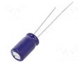Capacitor: electrolytic; THT; 100uF; 35VDC; Ø6.3x11.2mm; ±20%; M PANASONIC ECA1VM101