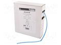 Heat shrink sleeve; glueless; 2: 1; 2.4mm; L: 10m; blue; polyolefine TASKER BOX2412B