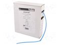 Heat shrink sleeve; glueless; 2: 1; 2.4mm; L: 10m; blue; polyolefine TASKER BOX2412B
