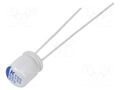 Capacitor: polymer; low ESR; 270uF; 6.3VDC; THT; ESR: 20mΩ; A750 KEMET A750BG277M0JAAE020
