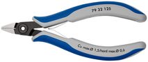 KNIPEX 79 32 125 Precision Electronics Diagonal Cutter with multi-component handles burnished 125 mm 79 32 125 4003773061366