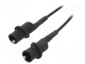 Test lead; 10A; both sides,aligator clip; Urated: 1kV; Len: 0.91m POMONA POM-6576-36-0