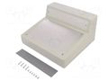 Enclosure: desktop; X: 228mm; Y: 216mm; Z: 126mm; ABS; grey GAINTA G1507