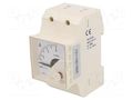 Ammeter; for DIN rail mounting; I AC: 0÷6A; True RMS; Class: 1.5 LUMEL EB16N-E20600000A0