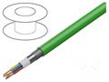 Wire; BiT Profinet A; 2x2x0.64mm; PROFINET; wire; Cu; PE; green BITNER BITNER-EB0030