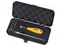 Kit: screwdriver bits; hex key,Phillips,slot,Torx®; ESD; box WIHA WIHA.33848
