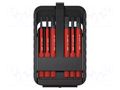 Kit: screwdriver bits; insulated; PlusMinus PZ-type,slot; 1kVAC WIHA WIHA.43158